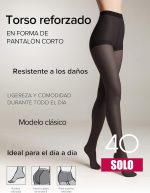 Conte elegant Set of 2 Sustainable Women's Half -matt Tights - Mixed Women's Sticky with Marked Panties - Only United Shade 40 - Imagen 3