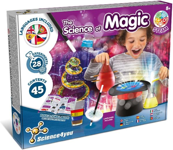 Science4you Ciencia da Magia - Magic Game for Boys and Girls 8+ Years, Magic Kit with Magic Potions for Kids, Magic Tricks and More! - Toys and Magic Games for Kids 7 8 9+ Years