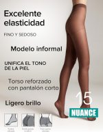This elegant appeal of the woman matte with silk effect - finished windows an extremely elastic woman - Nuanza 15 - Imagen 3