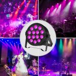 4PCS RGBW LED Pair, HOLDLAMP 84W Stage Light with Sound Activation Mode and Remote Control, DMX 4/8CH Disco Lights for DJ Party Birthday Bar Club - Imagen 6