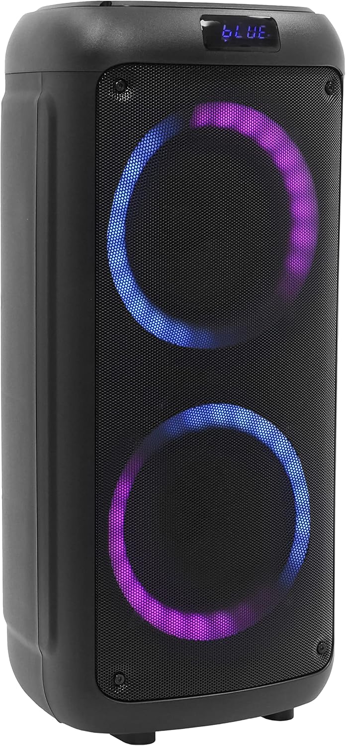 BoomTone DJ Boomaster 300 Powerful Portable LED Luminous Bluetooth Speaker BoomTone DJ Boomaster 300 Powerful Portable LED Luminous Bluetooth Speaker 250W, Karaoke Speaker, Wireless Bluetooth, TWS, USB Rechargeable, Tuner, USB/SD Card Reader