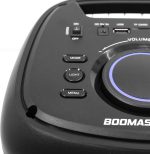 BoomTone DJ Boomaster 300 Powerful Portable LED Luminous Bluetooth Speaker 250W, Karaoke Speaker, Wireless Bluetooth, TWS, USB Rechargeable, Tuner, USB/SD Card Reader - Imagen 4