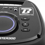 BoomTone DJ Boomaster 300 Powerful Portable LED Luminous Bluetooth Speaker 250W, Karaoke Speaker, Wireless Bluetooth, TWS, USB Rechargeable, Tuner, USB/SD Card Reader - Imagen 6