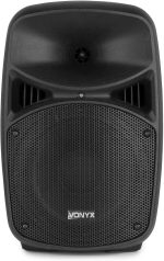 Vonyx VPS082A Sound System Pack of 2 400W Portable Active Speakers with Wired Microphone, Remote Control, Bluetooth Technology, MP3 Player with USB and SD, LED Lights - Imagen 3