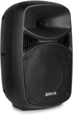 Vonyx VPS082A Sound System Pack of 2 400W Portable Active Speakers with Wired Microphone, Remote Control, Bluetooth Technology, MP3 Player with USB and SD, LED Lights - Imagen 8