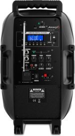 Audibax Denver 10 Active PA Speaker 10" with Battery, Wheels + 1 Micro Wireless Hand - Imagen 5