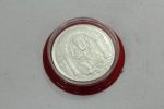 Rajasthan gems Religious 999 Sterling Silver Coin India God Lord Ganesha Om with Gift Box - Imagen 8