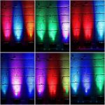 UKing 4pcs LED Par Spotlight, RGB 36 LED Stage Lights with Rmoto Control, Disco Lighting Effects 7 Modes for Weddings Christmas Party Lights - Imagen 3