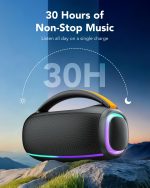 Bluetooth Speaker with Light, 30W Music Box, Portable Bluetooth Box with IPX7, Dual Bass Driver - Imagen 3