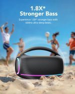 Bluetooth Speaker with Light, 30W Music Box, Portable Bluetooth Box with IPX7, Dual Bass Driver - Imagen 4