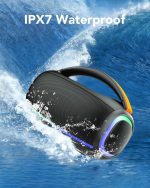 Bluetooth Speaker with Light, 30W Music Box, Portable Bluetooth Box with IPX7, Dual Bass Driver - Imagen 5