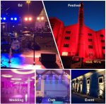 LED Bulb Pair of 14 RGB LED Lights DMX512 8x10W 4 in 1 Pair with Remote Control Disco Light Bulb Lighting for Stage DJ Party Show Bar Halloween Christmas - Imagen 7