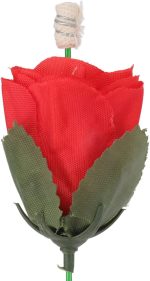 20 piezas de antorcha a rosa, accesorios de rosa con apariencia de llama, trucos de flores exquisitos profesionales, truco mágico de fuego, flor que aparece con llama para festival - Imagen 5