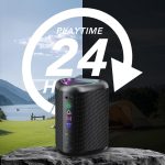 Portable Powerful Wireless Bluetooth Speaker with LED Light, Bluetooth 5.4, 24 Hours, Enhanced Bass, 360° Stereo Sound, IPX7 Waterproof, Outdoor Speaker for Travel/Sports/Party/Cycling - Imagen 3