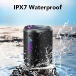 Portable Powerful Wireless Bluetooth Speaker with LED Light, Bluetooth 5.4, 24 Hours, Enhanced Bass, 360° Stereo Sound, IPX7 Waterproof, Outdoor Speaker for Travel/Sports/Party/Cycling - Imagen 7