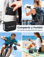 Bluetooth 6.0 Speaker Powerful 20W, Enhanced Bass, with Color LED Light, TWS Pairing for Stereo Sound, 2600mAh Battery, IPX5 Waterproof, Portable Speaker for Parties and Outdoors - Imagen 7
