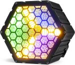 BeamZ RB90 set de 4 cegadoras retro LED con 3 COB de 30 W y 72 RGB SMD, control DMX, 127 efectos, kit de acoplamiento, atenuación 100%, ideal para escenarios y shows - Imagen 4