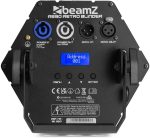 BeamZ RB90 set de 4 cegadoras retro LED con 3 COB de 30 W y 72 RGB SMD, control DMX, 127 efectos, kit de acoplamiento, atenuación 100%, ideal para escenarios y shows - Imagen 6