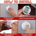 2 Pieces Christmas Star Window Lights, LED Christmas Window Lighting with Timer, 8 Modes, Indoor String Lights for Christmas Party Room Decor - Imagen 5