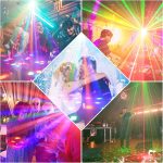 24W Disco Party Light, 4 in 1 LED Stage Light RGB + COB DJ with Remote Control, 8 Self-Propelled Modes Mini Effect Focus, Suitable for Family Birthday Party Stages Festivale Gift - Imagen 7