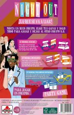 BORRAS - Night out Board Game is a Fun Party Game with 3 Different Dynamics, for Parties with Your Friends, Includes 4 Fun Glasses, from 18 Years Old (19191) - Imagen 7