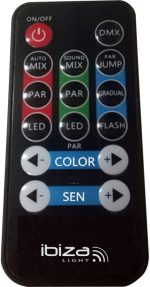 Ibiza - DJLIGHT60 - Light stand with 2 PAR RGBB & 2 MOON FOWER RGBBBA projectors - 4 in 1 LED pack - Imagen 7