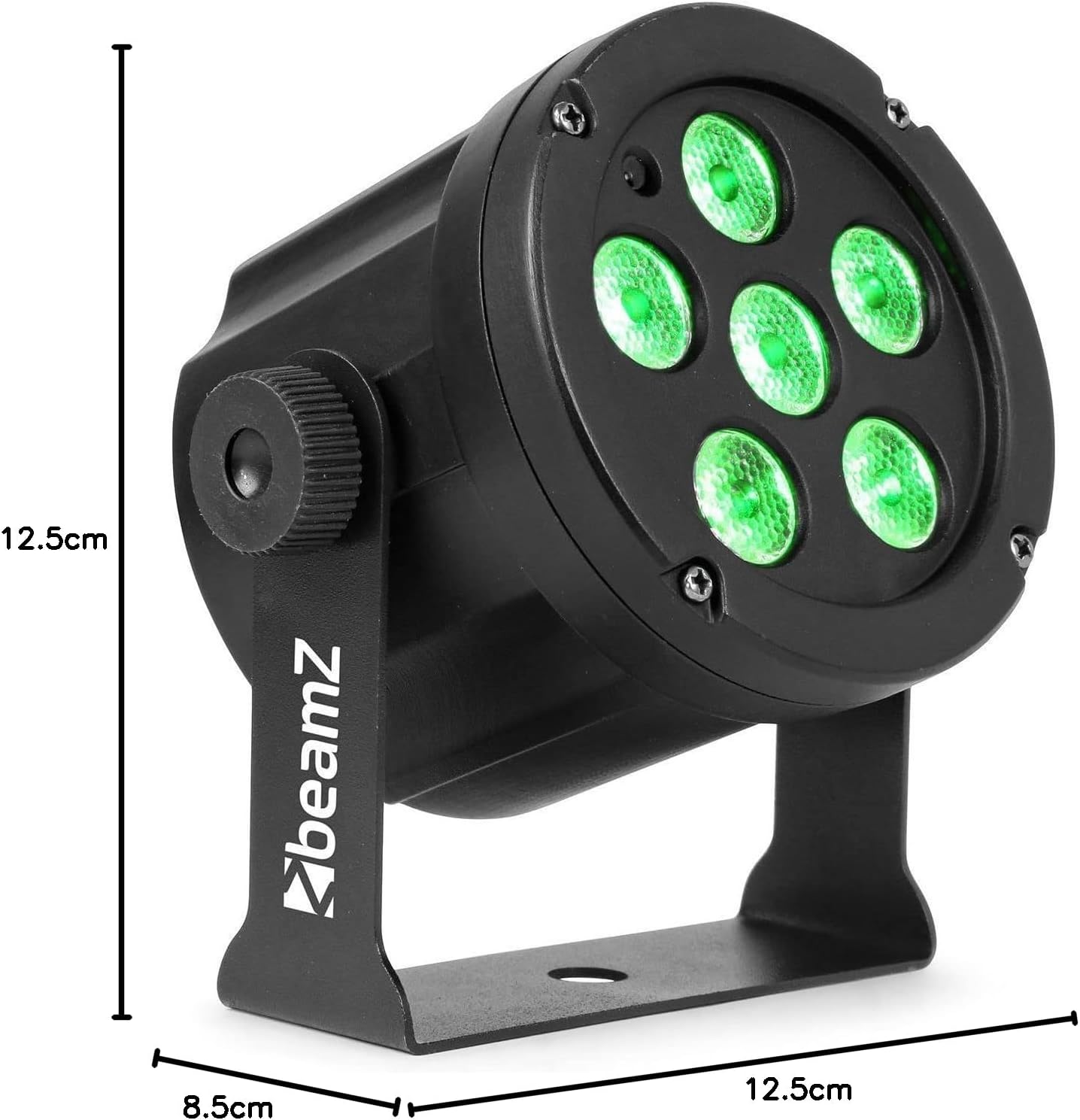 BeamZ SlimPar30 Set of 2 Disco Lights for Parties with 3 x Pair LED Disco Lights for Parties, 3 LED Disco Lights for Party Lighting or DJs, Stage Lighting Set - Imagen 7