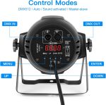 HOLDLAMP 18 LED Par Light RGBW Stage Light 4 in 1 with DMX 4/8CH for Party, Disco, Bar, Family Party and Church - Imagen 5