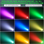 108W RGBW LED Pair with RGB 24 LED Ring Light, D MX Stage Lights with Sound Activation and 255 Effects, Disco Spotlights for Party, Performances, Events, Christmas, Halloween - Imagen 3