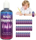 A Mysterious Disappearing Ink Magic Toy Set of 24 Pieces Squeeze Bottle Type | Clear Ink for Tricks a Disappearing Path with 24 Mini Bottles Containing Herramie - Imagen 9