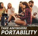 Powerful Bluetooth Speaker 40W (60W Peak) with Dual Subwoofer and Heavy Bass, Portable Bluetooth 5.0 Speaker for Outdoor, Supports FM Radio and Stereo Sound for Home and Party - Imagen 5