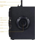 Powerful Bluetooth Speaker 40W (60W Peak) with Dual Subwoofer and Heavy Bass, Portable Bluetooth 5.0 Speaker for Outdoor, Supports FM Radio and Stereo Sound for Home and Party - Imagen 7