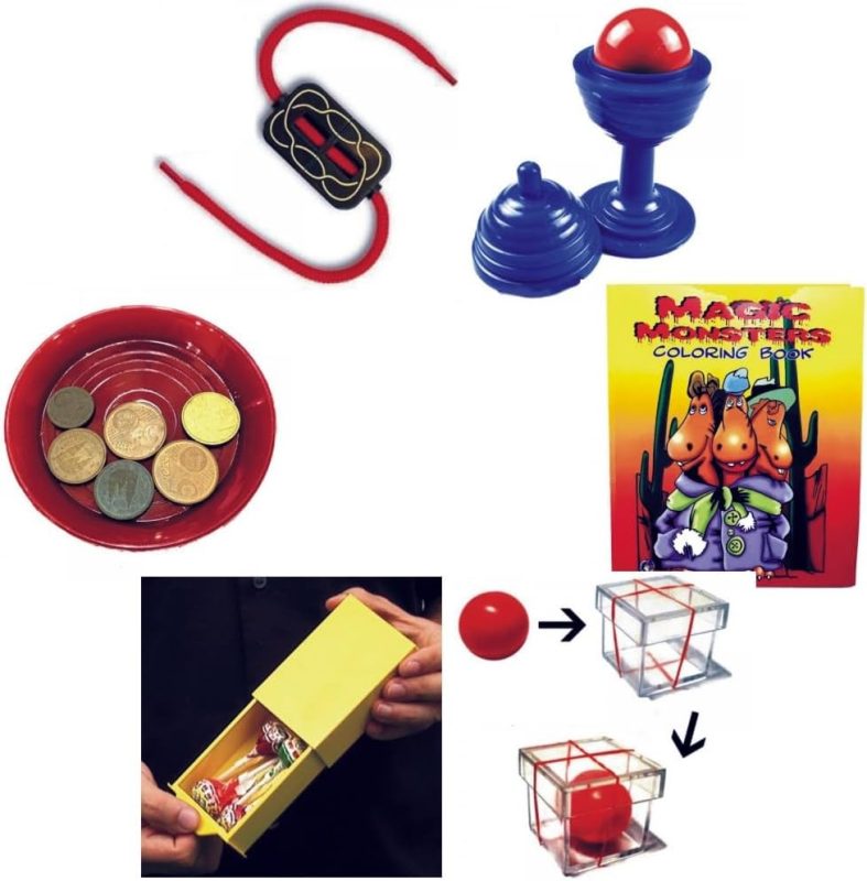 Special Magic Set for Kids of 6 Games with Explainer Videos Magic Set Magic Tricks Collectible Games