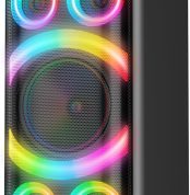 Bluetooth Speaker 160W Maximum Power, Powerful Stereo Sound Bassi Profondi Large Portable Party Speakers with Subwoofer, TWS Pairing, Dynamic LED Light for Parties Camping