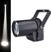 LED Stage Light Bulb, 3W White LED Beam Pinspot Projector Light Effects for Disco Bar Club Party DJ Show Concert