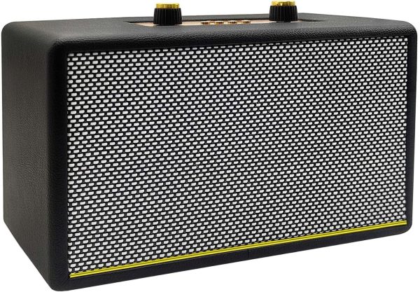 Portable Retro Bluetooth Speaker with FM Radio Aux Input, USB Port, Micro SD Card Slot, Battery Powered Wireless Speakers, Gifts for Home, Classroom, Party