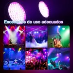 BETOPPER RGBW Stage Light 4-in-1 DJ Lights 120W DMX LED Par Light Disco Lights DJ Sound Activated Party Lights for Churches, Weddings, Bands, Drama, Club, Christmas Party Lights LPC120 (2PC) - Imagen 8