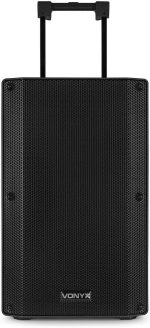 Vonyx VSA700-BP Portable Speaker 15 Inches and 1000 W with Battery, 3 Wireless Microphones, Bluetooth 5.0, MP3, Built-in Amplifier, Ideal Presentations, Conferences, Musicians, DJs, Parties - Imagen 3