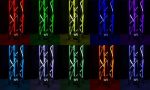 BeamZ BBP90 Set of 4 Uplight PAR LED Light with Battery 4 x 4W LED Stage Lighting Disco DMX Party Stage Music Controlled Remote Control Black - Imagen 4