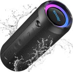 RIENOK Bluetooth Speaker 5.3 30W Portable Wireless Speaker Waterproof IPX7, Bass, Stereo Sound, Supports Micro SD AUX
