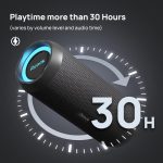 RIENOK Bluetooth Speaker 5.3 30W Portable Wireless Speaker Waterproof IPX7, Bass, Stereo Sound, Supports Micro SD AUX - Imagen 3