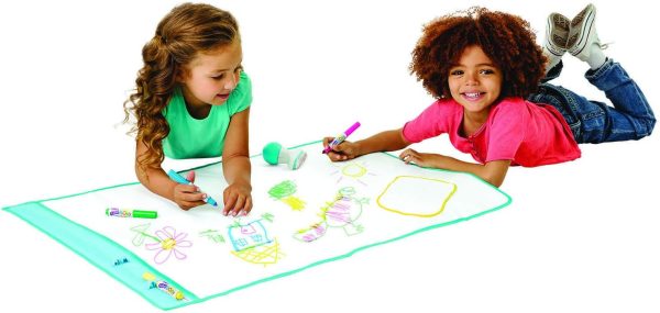 Crayola Mini Kids – Maxi Mat Colouring and Erasing, Reusable Maxi Surface for Drawing and Colouring, Italian Version, 04-0034