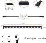 UKing LED Wall Wash Stage Light 24 x 3W RGB LED Stage Lights dmx 512 Strobe Lighting for DJ Disco Stage Spotlights, 6 PCS (No Remote Control) - Imagen 4