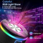 Bluetooth Speaker with Stereo Sound, IPX7 Waterproof Music Box with Suction Cup and Lanyard, Built-in Microphone, Wireless Speaker - Imagen 5
