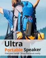 Tronsmart Mirtune C2 Bluetooth 5.3 Speaker, Powerful Portable Speaker with Colour LED Light, 24H Playback, IPX7 Waterproof, 360° Stereo Sound, App Control, Supports TF, SD, for Outdoor - Imagen 5
