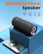 Tronsmart Mirtune C2 Bluetooth 5.3 Speaker, Powerful Portable Speaker with Colour LED Light, 24H Playback, IPX7 Waterproof, 360° Stereo Sound, App Control, Supports TF, SD, for Outdoor - Imagen 8