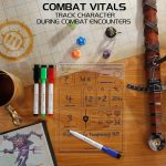 ENHANCE Tabletop Acrylic Character Sheet Set - 5e Dungeons and Dragons Reusable Character Sheets for All DND 5e Classes, Includes 3 Sheets, Dry Erase Markers, More - Imagen 7