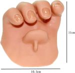 ibasenice 2 Pieces Accessories Tricks Wizard Tools Kids Hand Fake Hand Prosthesis Nail Handle child - Imagen 8