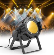 80W Pair LED Stage Spotlight COB DMX with Cool/Warm White, DJ Stage Strobe Light with Ventor Parailad Church, Concert, Wedding, Theater, Christmas