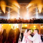 80W Pair LED Stage Spotlight COB DMX with Cool/Warm White, DJ Stage Strobe Light with Ventor Parailad Church, Concert, Wedding, Theater, Christmas - Imagen 7